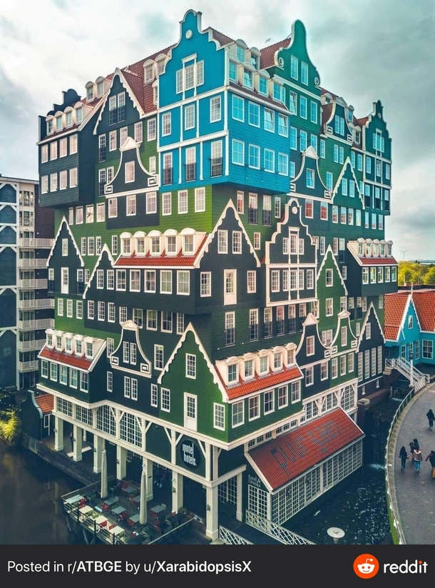The Inntel Hotel near Amsterdam is a house within a house within a building within a house within a building within a hotel Designed by WAM Architecten 