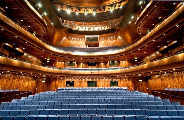 The inside of the opera house in wexford Ireland refurbished in 