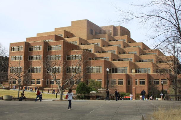The John C Hodges Library at the University of Tennessee opened in  