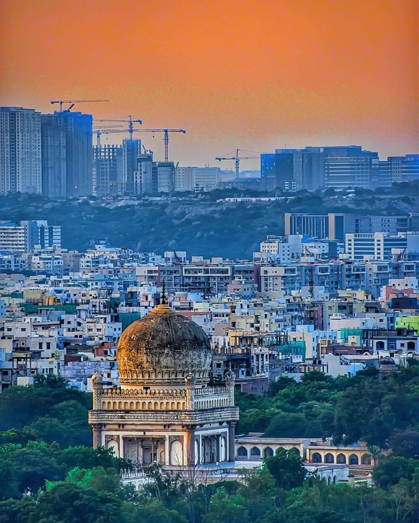 The  layers of Hyderabad India