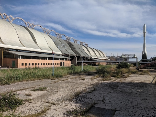 The long abandoned site of the  Sevilla Expo
