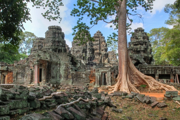 The Mack Daddy of all AbandonedPorn Angkor Wat in Cambodia OC