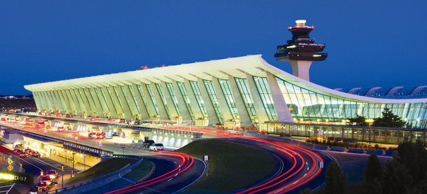 The Main Terminal at Washington Dulles International Airport 