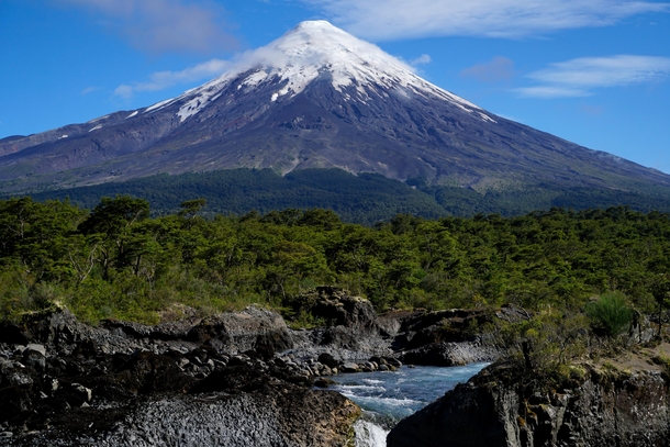 The majestic Volcan Osorno in Chile 