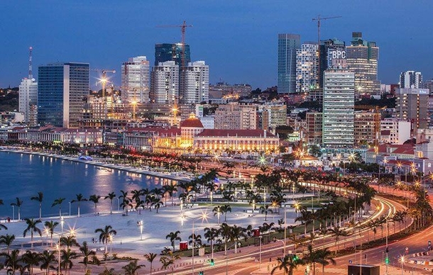 The Marginal Waterfront of Luanda Angola 