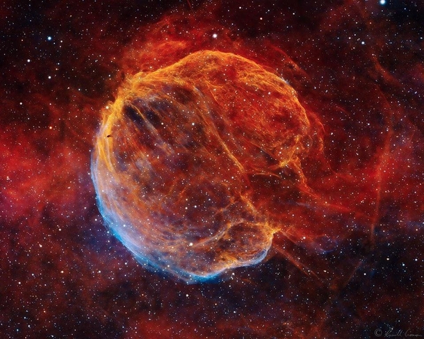 The Medulla Nebula Supernova Remnant by Russell Croman