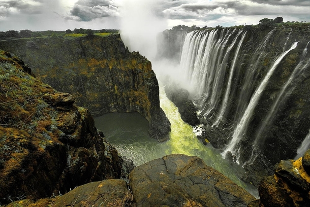 The mighty Victoria Falls  by Aubrey Stoll
