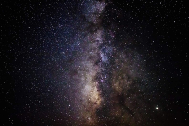 The Milky Way as seen from Cape Hatteras National Seashore in North Carolina