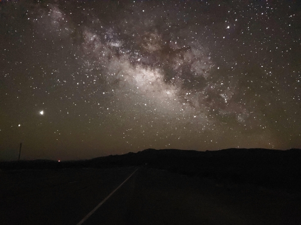 The Milky Way as seen from the Big Bend region of Texas This was taken with my Note