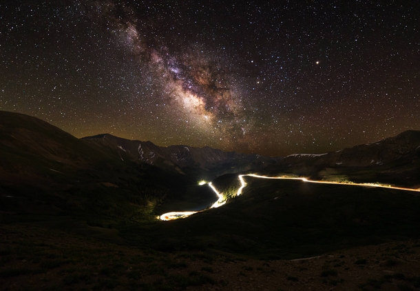 The Milky Way from Loveland Pass CO 