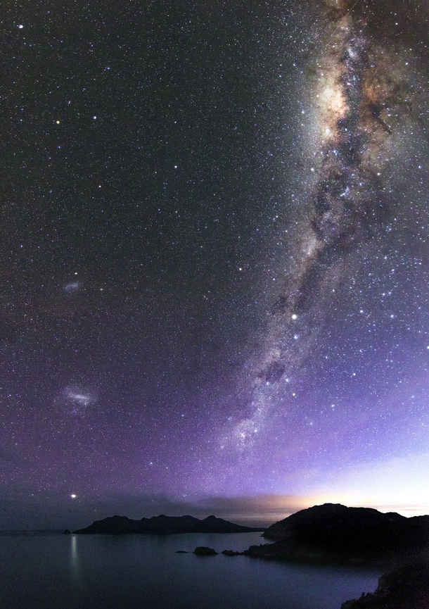 The Milky Way over Tasmania  By Nik DC