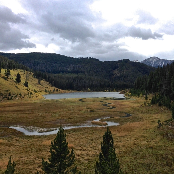 The Montana backcountry has a lot of hidden gems Mystic Lake is one of them 