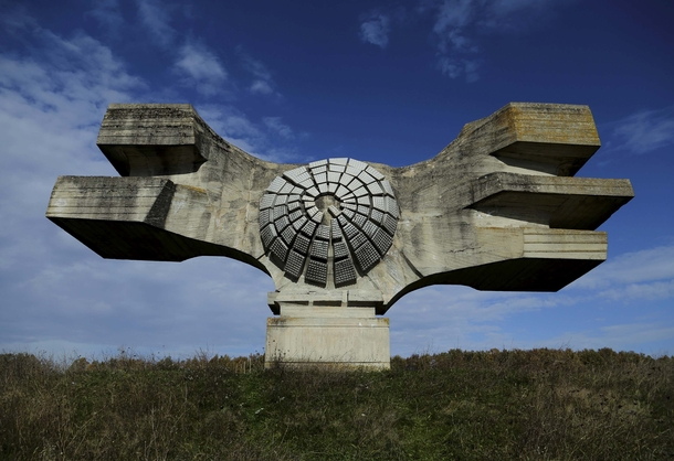 The Monument to the Revolution of the People of Moslavina in Podgari Croatia constructed   x-post rCroatiaPics