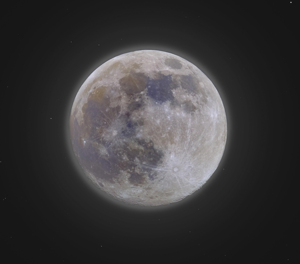 The Moon -  illuminated 