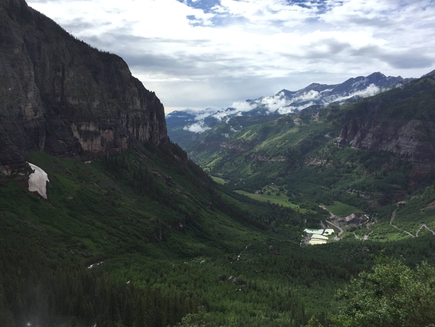 The most amazing view Ive seen in my life Telluride Colorado 