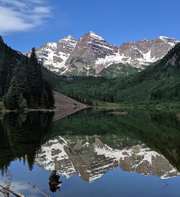 The most photographed mountains in the US - Maroon Bells CO 