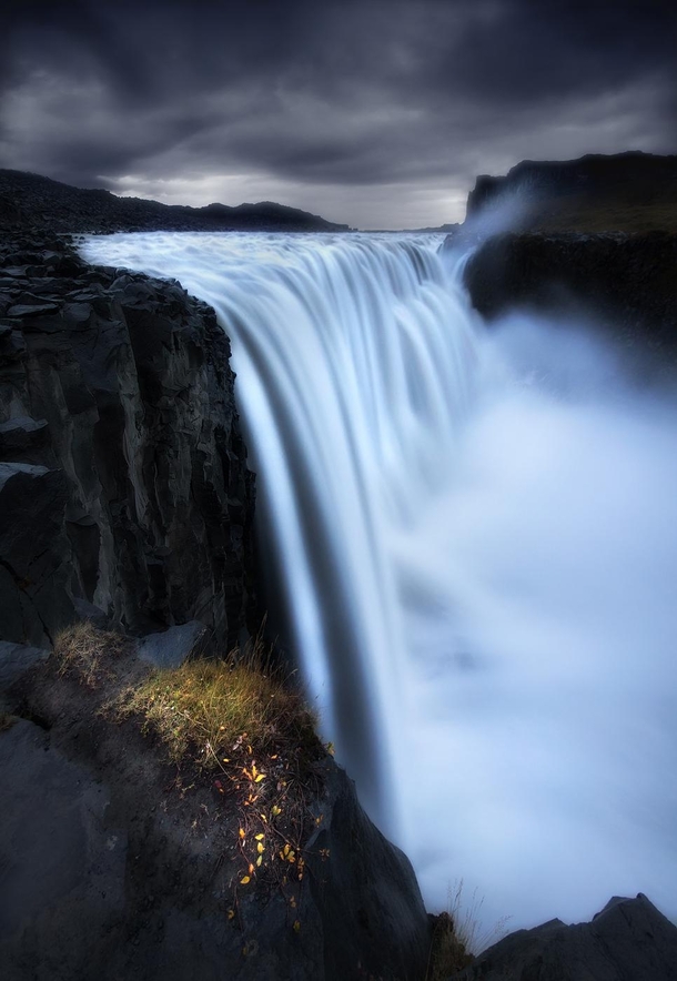 The most powerful waterfall in Europe shot using a long exposure - Dettifoss Iceland 