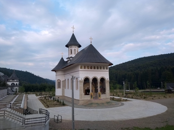 The new church from the Sihstria Putnei Monastery Putna Romnia 