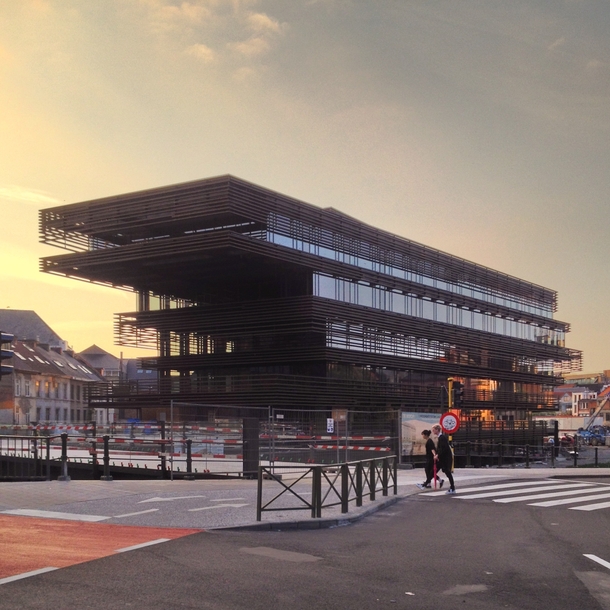 The new public library in Ghent Belgium by RCR ArquitectesCousse amp Goris architecten 