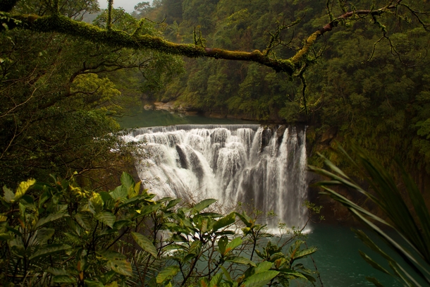 The Niagara Falls of Taiwan Shifen Waterfall Taiwan 