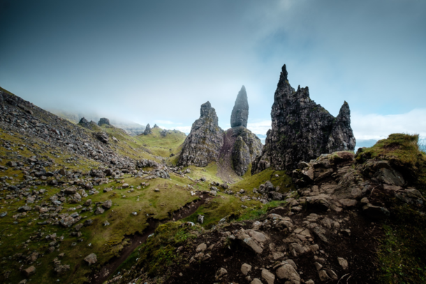 The Old Man of Storr on the Isle of Skye Scotland 