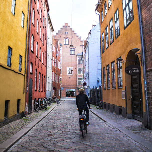 The oldest street in Copenhagen 