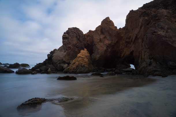 The other bridge formation at Pfeiffer Beach California