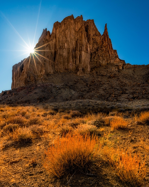 The Other Side of Shiprock NM 