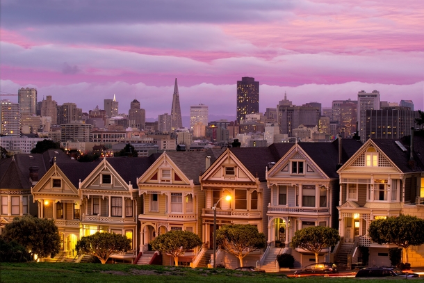 The Painted Ladies of San Francisco  Photographed by John Harke