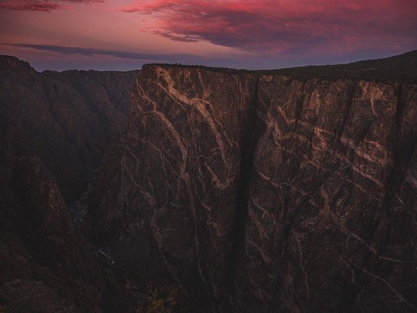 The Painted Wall  Black Canyon of the Gunnison National Park  x
