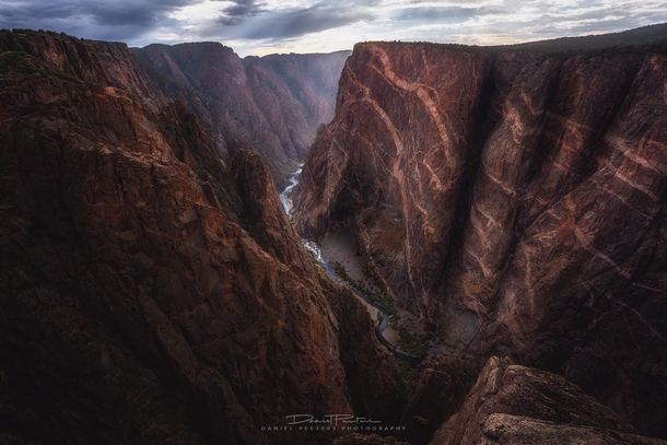 The painted walls of Black Canyon of the Gunnison Colorado  OC IG - dan_peeters