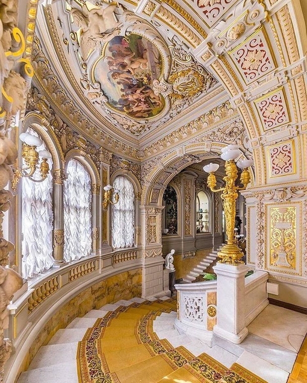 The palace of Grand Duke Vladimir Alexandrovich in saint Petersburg Russia
