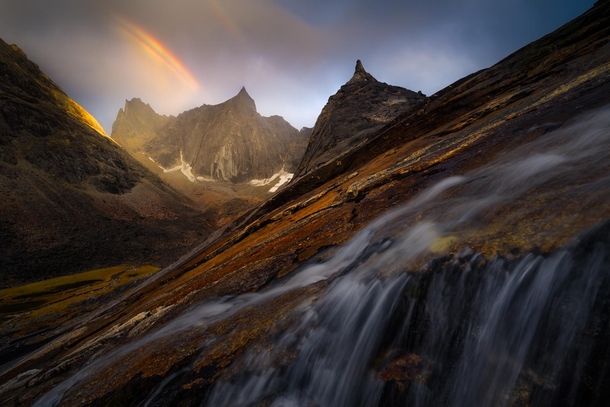The peaks in Gates of the Arctic National Park are some of the most jagged in the world This was one of my favorites it seemed to come to a perfect point Gates of the Arctic National Park Alaska  mattymeis