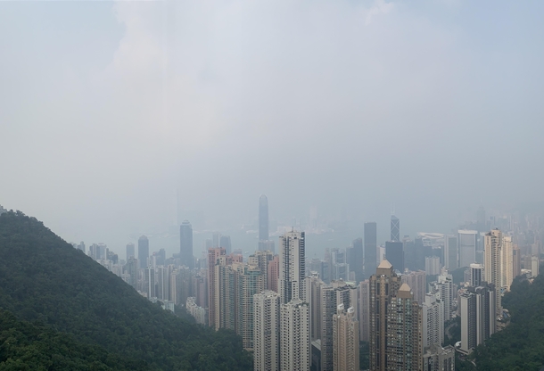 The pic taken from the Peak Tower Hong Kong
