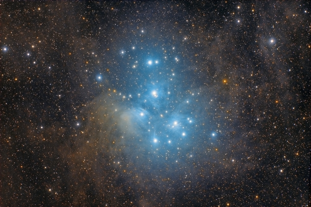 The Pleiades Star Cluster 