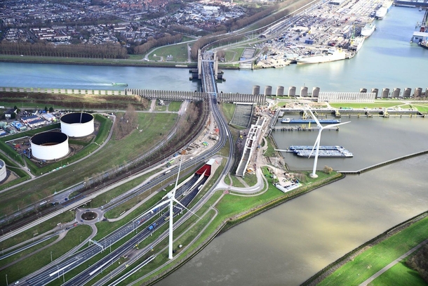 The port of Rotterdam 