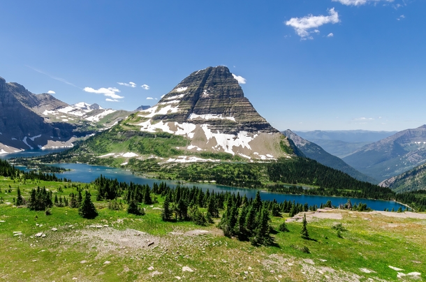 The Power of Nature and Time on Display in Bearhat Mountain and Hidden Lake in Glacier National Park Montana 