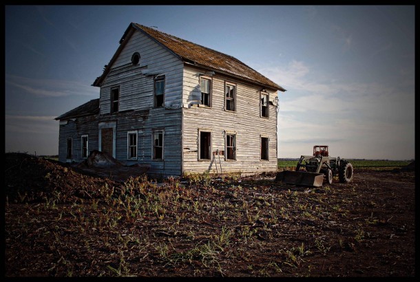 The remains of a farm house near Granville Illinois with interior shots in comments 