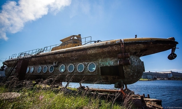 The remains of The Neptune built in  a Russian sight-seeing submarine taken out of use in 