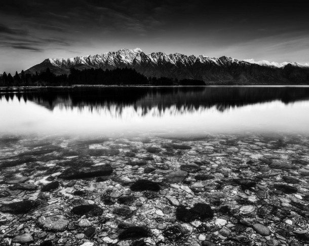 The Remarkables mountains in Queenstown New Zealand 