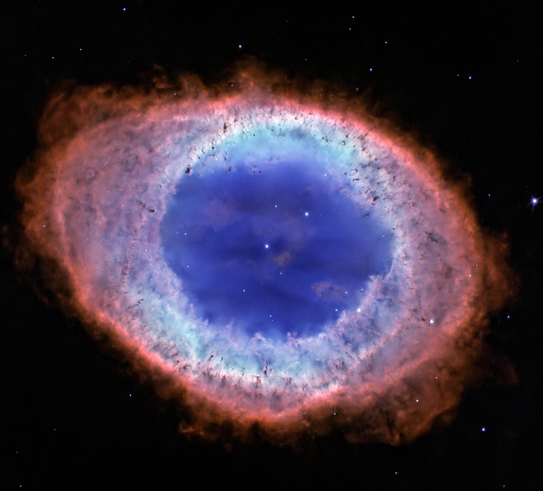 The Ring nebula - Captured by HST  processed by me