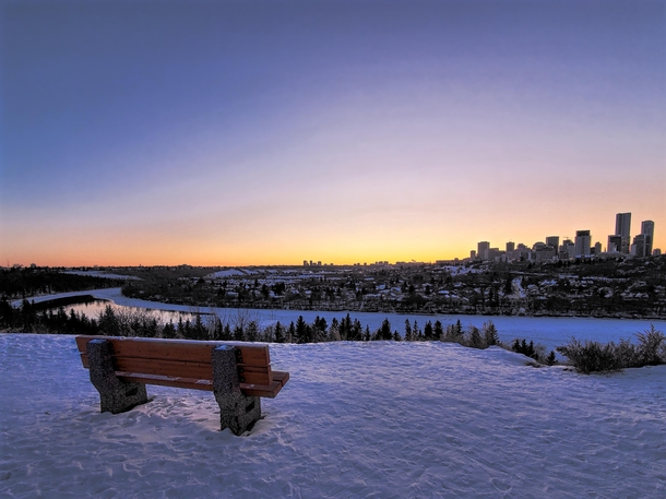 The river valley in Edmonton AB x 