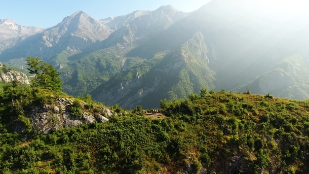 The road to Curraj i Eprm Albania 