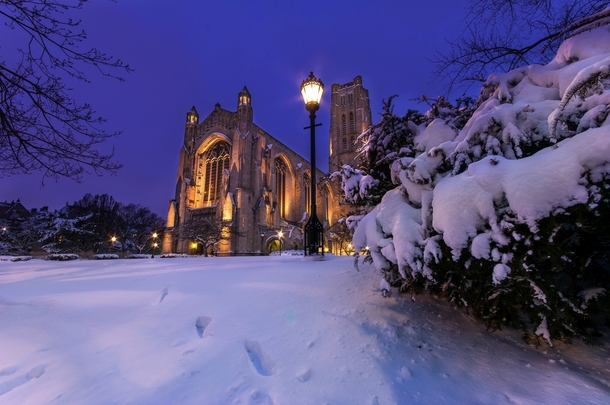The Rockefeller Chapel at the University of Chicago  Photographed by Matt Frankel