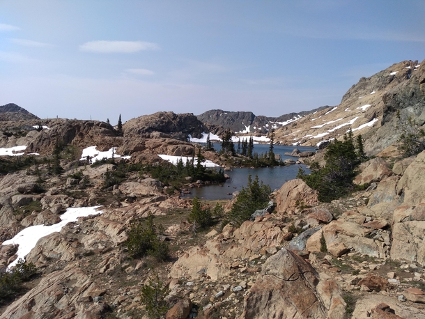 The rugged Lake Ingalls from the far side 