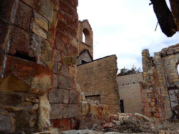 The Ruins of a Kansas Catholic Church Operated -