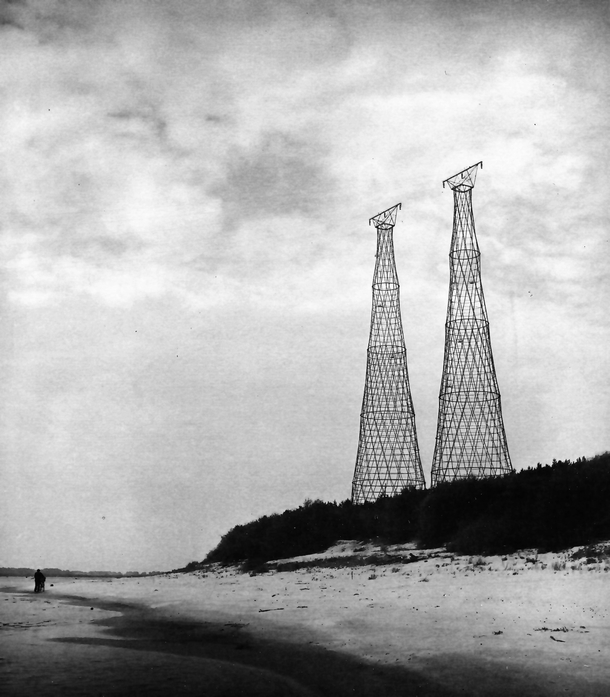 The Shukhov Tower on the Oka River the worlds only diagrid hyperboloid transmission tower 