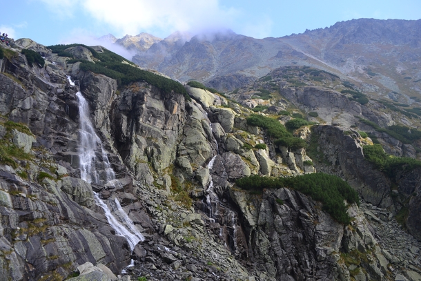 The Skok waterfall last September High Tatras Slovakia 