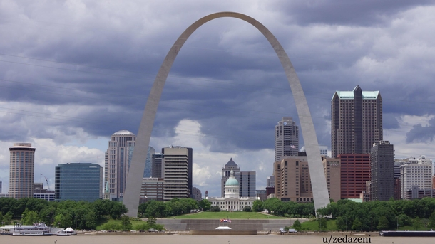 The skyline of my hometown Saint Louis Missouri USA 