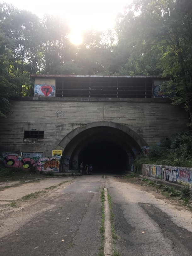 The sliding hill tunnel
